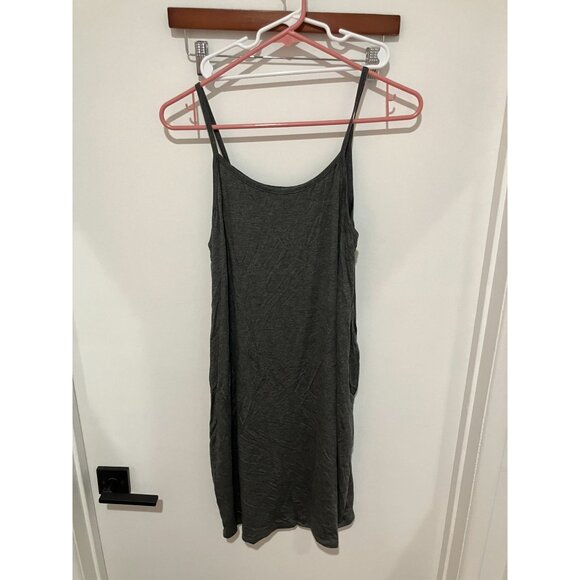 Pink Blush Women's Maternity Tank Slip Dress, Gray, Large - Picture 1 of 3